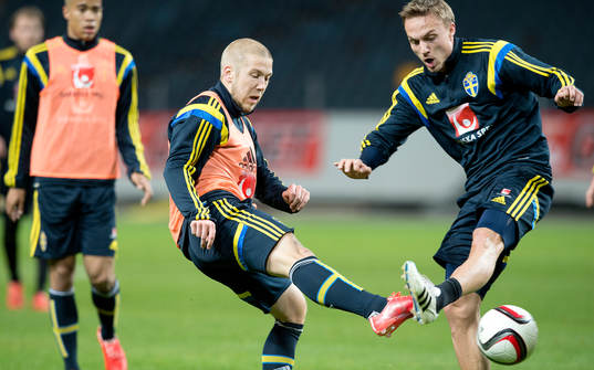 Sveriges Anton Tinnerholm och Pierre Bengtsson