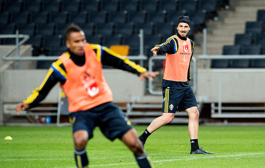 Sveriges Zlatan Ibrahimovic