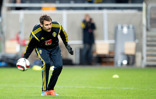Sveriges målvakt Andreas Isaksson