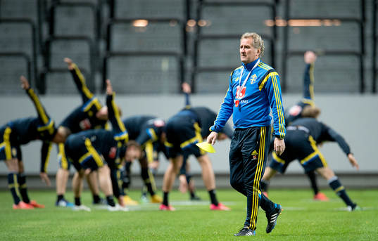 Sveriges förbundskapten Erik Hamrén