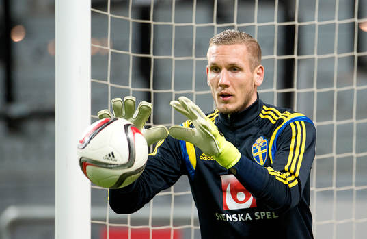 Sveriges målvakt Robin Olsen