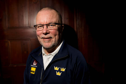 Sveriges förbundskapten Leif Boork