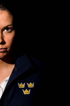 Sveriges målvakt Valentina Lizana Wallner