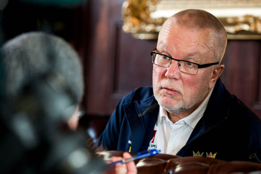 Sveriges förbundskapten Leif Boork