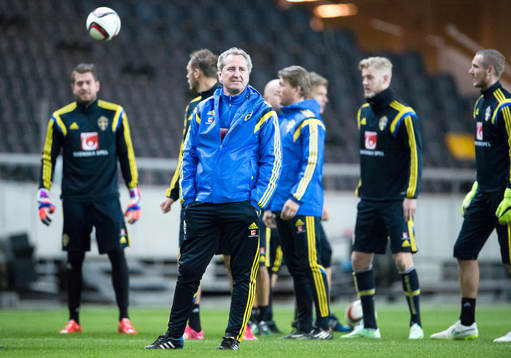 Sveriges förbundskapten Erik Hamrén