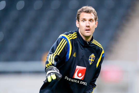 Sveriges målvakt Andreas Isaksson