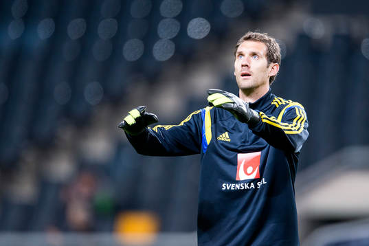 Sveriges målvakt Andreas Isaksson