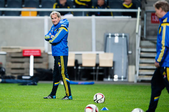 Sveriges förbundskapten Erik Hamrén