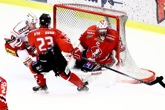 Vita Hästens målvakt Henrik Lundberg