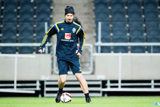 Sveriges Zlatan Ibrahimovic
