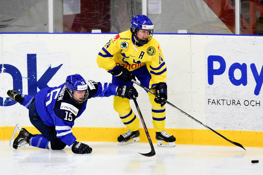 Sveriges Erika Grahm och Finlands Minnamari Touminen