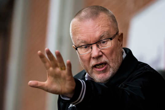 Sveriges förbundskapten Leif Boork