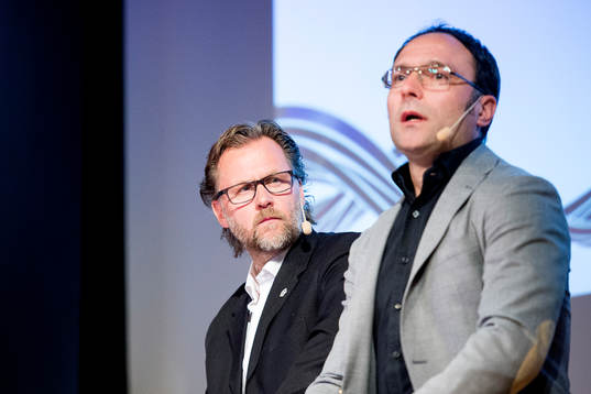 s tränare Janne Carlsson och GAIS:s tränare P-O Ljung
