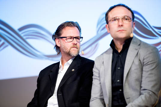 s tränare Janne Carlsson och GAIS:s tränare P-O Ljung