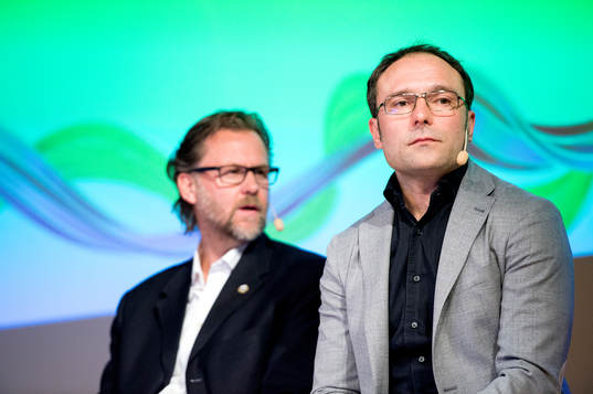 s tränare Janne Carlsson och GAIS:s tränare P-O Ljung