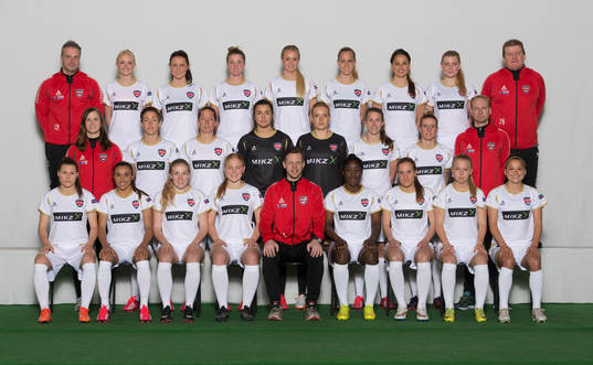 Lagbild för FC Rosengård i Damallsvenskan