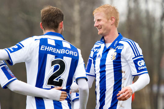 IFK Göteborgs Thomas Mikkelsen firar