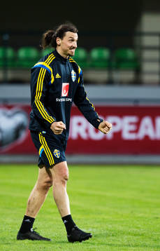 Zlatan Ibrahimovic jublar