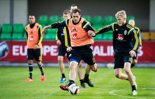 Johan Elmander och Filip Helander