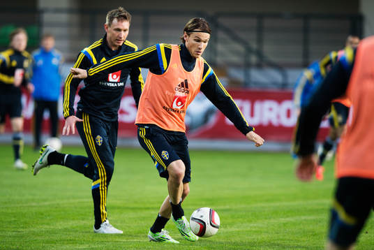 Kim Källström och Albin Ekdal