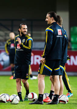 Erkan Zengin och Zlatan Ibrahimovic