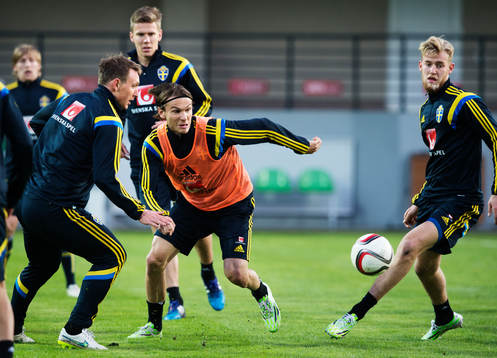 Kim Källström, Albin Ekdal och Filip Helander