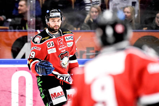 Malmö Redhawks Eric Himelfarb jublar
