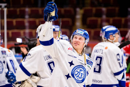 Leksands David Åslin jublar
