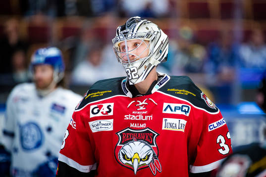 Malmö Redhawks målvakt Niko Hovinen
