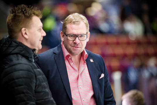 Malmö Redhawks sportchef Patrik Sylvegård före