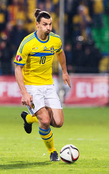 Sveriges Zlatan Ibrahimovic
