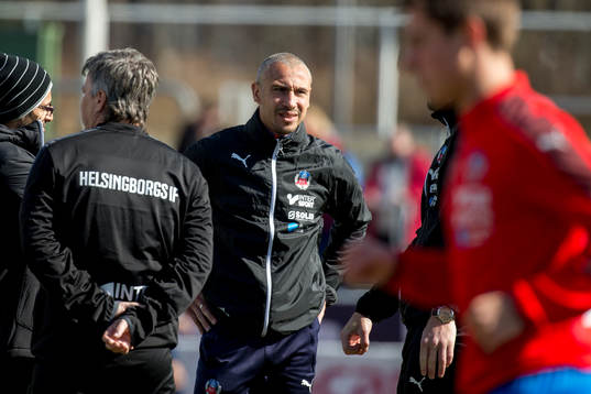 Helsingborgs manager Henrik Larsson