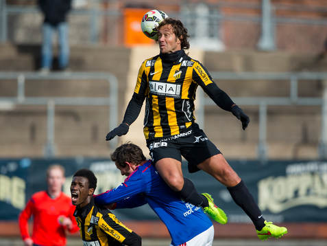 under träningsmatchen i fotboll mellan Häcken och