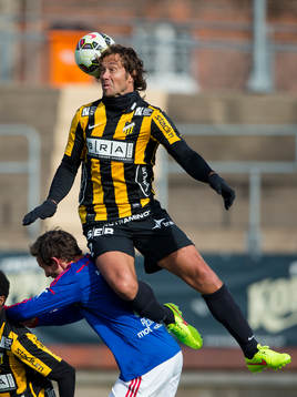 under träningsmatchen i fotboll mellan Häcken och