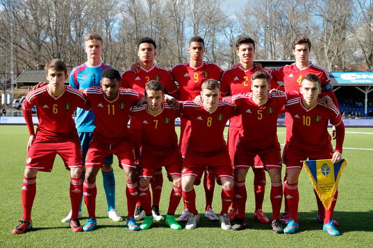 Belgiens startelva med målvakt Jackers Nordin, Nicolas