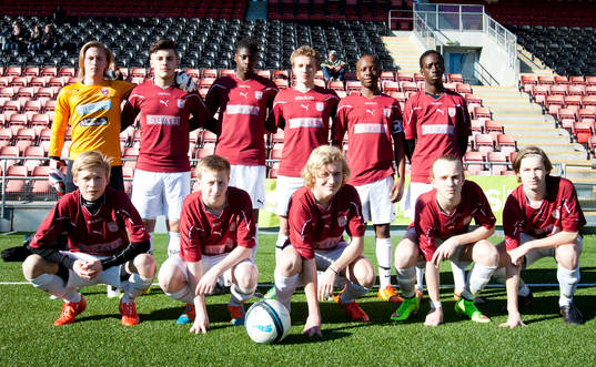 Lagbild på Qviding FIF U16 lag
