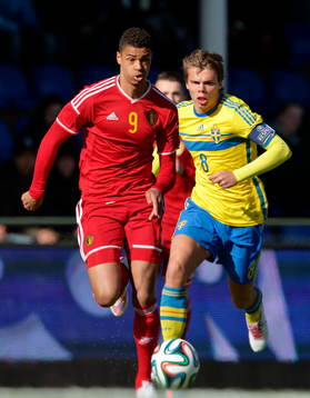 Belgiens Nicolas Napol och Sveriges Elias Andersson