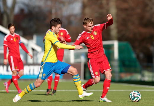 Sveriges Erdal Rakip och Belgiens Senne Veriebst