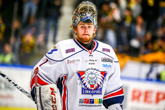 Linköpings målvakt Marcus Högberg