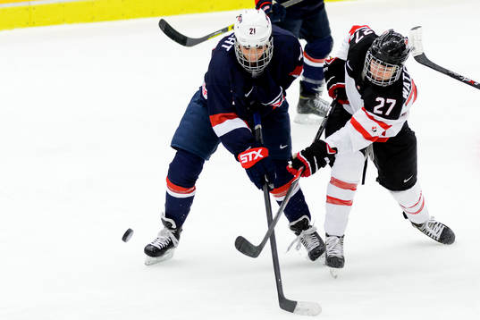 USAs Hilary Knight och Kanadas Tar Watchorn