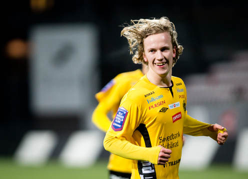 Örebro U19 (vitt) mot elfsborg U19 (gult) som gör 0-1