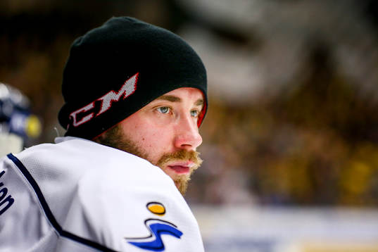 Linköpings målvakt David Rautio deppar