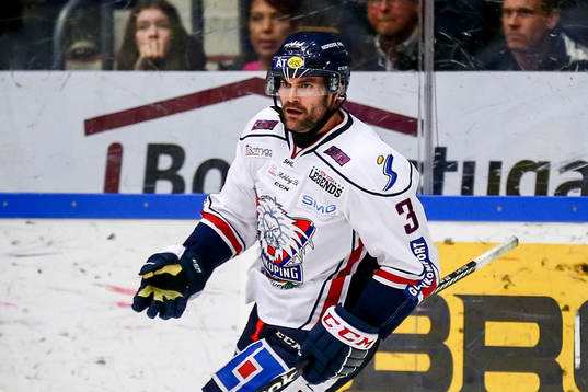 Linköpings Kent McDonell jublar