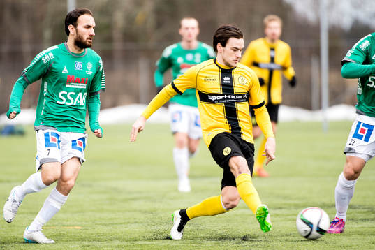 IK Brages Modaser Zekria och IK Frej Täbys Pontus Silfwer