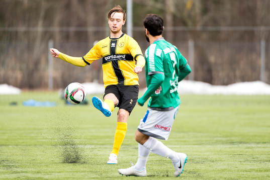 IK Frej Täbys Jakob Glasberg och IK Brages Modaser Zekria