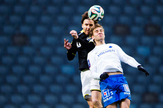 s Nils-Eric Johansson och Norrköpings Christoffer Nyman