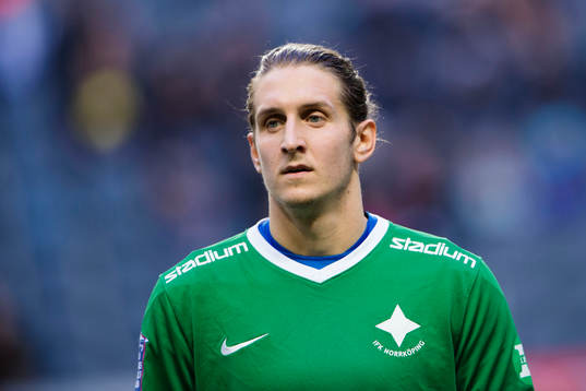 Norrköpings målvakt David Mitov Nilsson