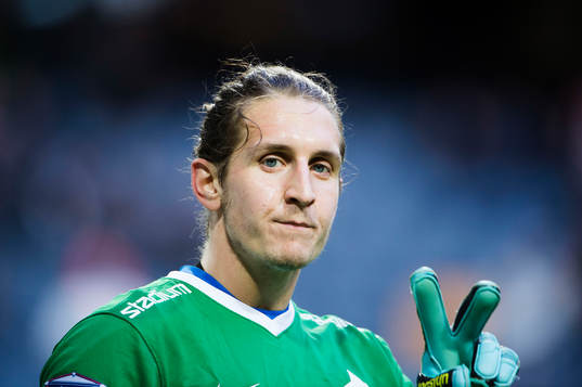 Norrköpings målvakt David Mitov Nilsson