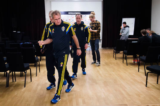 Sveriges förbundskapten Erik Hamrén