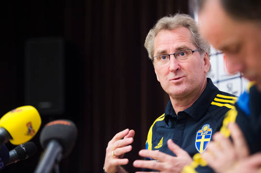 Sveriges förbundskapten Erik Hamrén